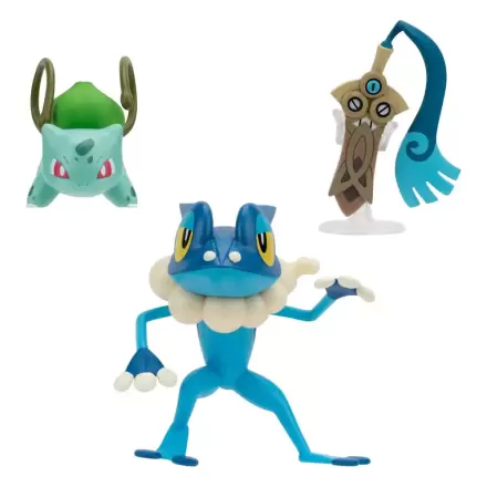 Pokémon Battle Figure Set 3-Pack Honedge, Bulbasaur #4, Frogadier 5 cm product photo