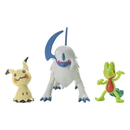 Pokémon Battle Figure Set Figure 3-Pack Treecko, Mimikyu, Absol product photo