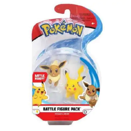 Pokémon Battle Mini Figures 2-Pack Eevee & Pikachu 5 cm product photo