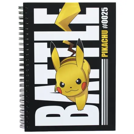 Pokémon Notebook A5 Battle Pikachu product photo