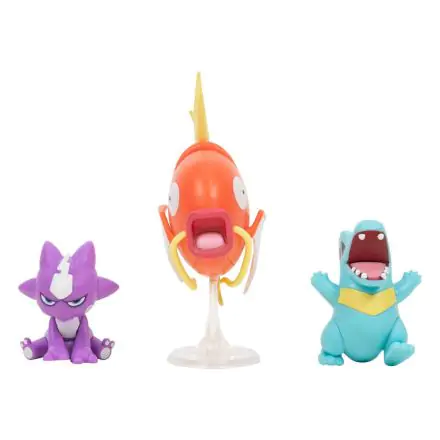 Pokémon Battle Figure 3-Pack Totodile, Toxel, Magikarp 5 cm product photo