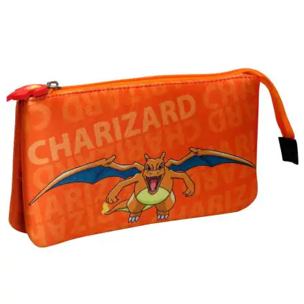 Pokemon Charizard triple pencil case product photo