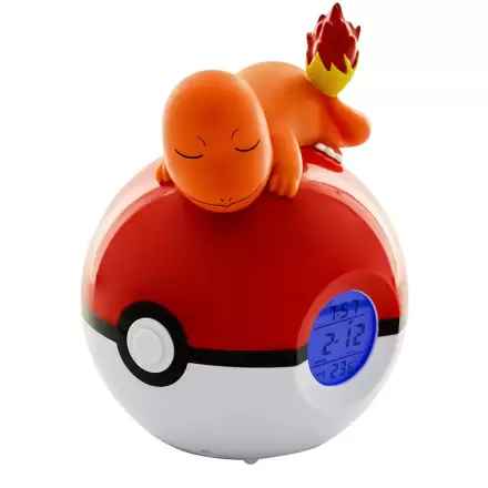 Pokémon Alarm Clock Pokeball with Light Charmander 18 cm termékfotója
