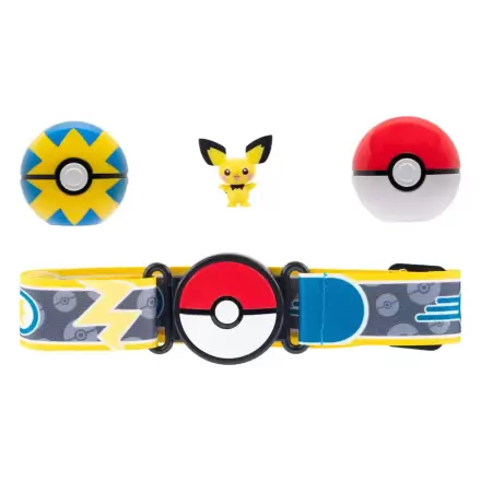Pokémon Clip'n'Go Poké Ball Belt Set Poké Ball, Quick Ball & Pichu product photo