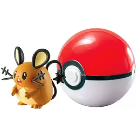 Pokémon Clip'n'Go Poké Balls Dedenne & Poké Ball termékfotója