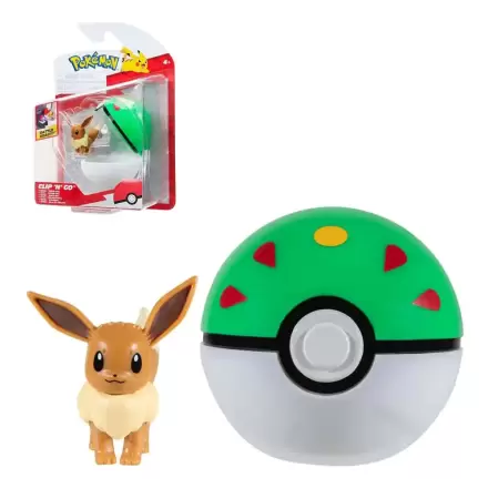 Pokémon Clip'n'Go Poké Balls Eevee #4 & Friend Ball product photo