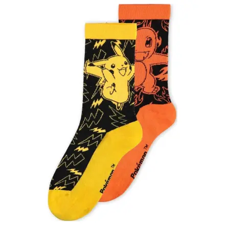 Pokémon Socks 2-Pack Crew 43-46 product photo