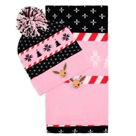 Pokemon Eevee beanie & scarf set product photo