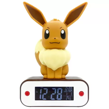 Pokémon Alarm Clock with Light Evoli 22 cm termékfotója