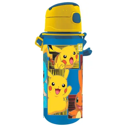 Pokémon Electric aluminum straw bottle with hanger 600 ml product photo