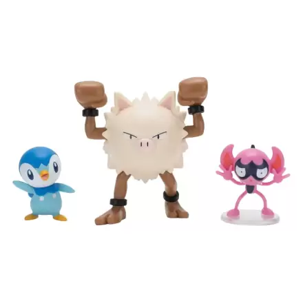 Pokémon First Partner Battle Figure Set Figure 3-Pack Impidimp, Piplup & Primape product photo