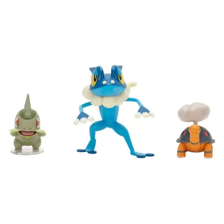 Pokémon First Partner Battle Figure Set Figure 3-Pack Torkoal, Axew & Frogadier product photo
