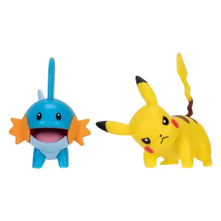 Pokémon First Partner Battle Figure Set Figure 2-Pack Mudkip & Pikachu #4 termékfotója