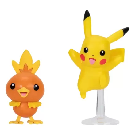 Pokémon First Partner Battle Figure Set Figure 2-Pack Torchic & Pikachu #10 product photo