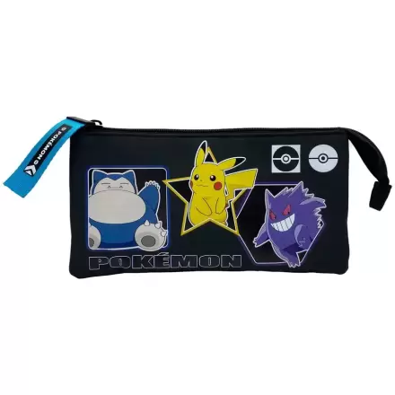 Pokemon Geo pencil case triple termékfotója