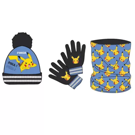 Pokemon snood hat gloves set termékfotója