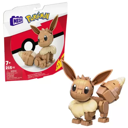 Pokémon Mega Construx Construction Set Build & Show Eevee 13 cm termékfotója