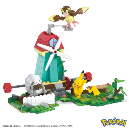 Pokémon Mega Construx Construction Set Countryside Windmill 15 cm termékfotója