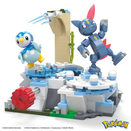 Pokémon Mega Construx Construction Set Piplup and Sneasel's Snow Day 11 cm product photo