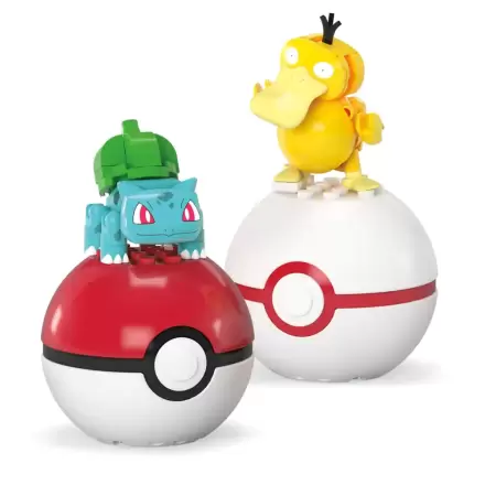 Pokémon MEGA Construction Set Poké Ball Collection: Bulbasaur & Psyduck termékfotója