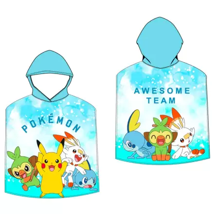 Pokemon microfibre poncho towel termékfotója