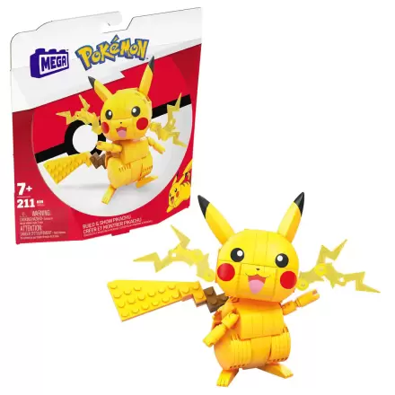 Pokémon Mega Construx Wonder Builders Construction Set Pikachu 10 cm termékfotója