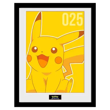 Pokemon Pikachu Mono Framed Photo product photo