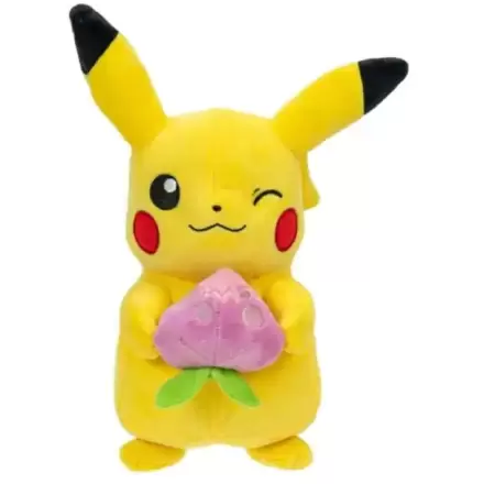 Pokémon Plush Figure Pikachu with Pecha Berry Accy 20 cm termékfotója