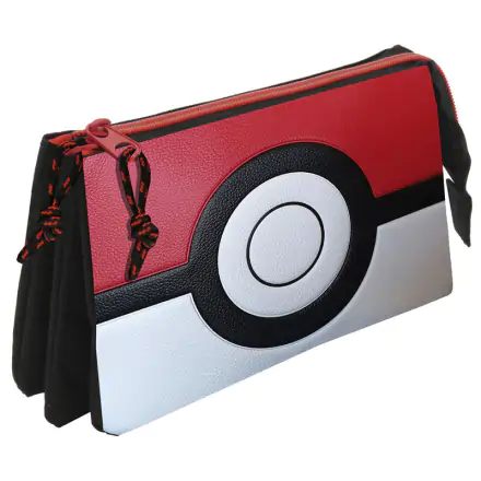 Pokemon Pokeball triple pencil case termékfotója