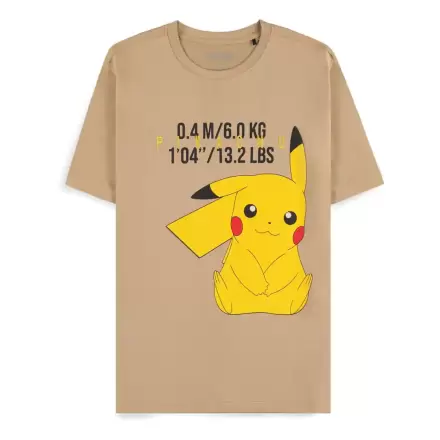 Pokemon T-Shirt Beige Pikachu termékfotója