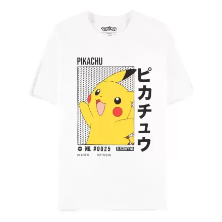 Pokemon T-Shirt White Pikachu termékfotója