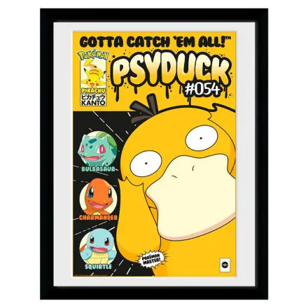Pokemon Psyduck Comic Framed Photo product photo