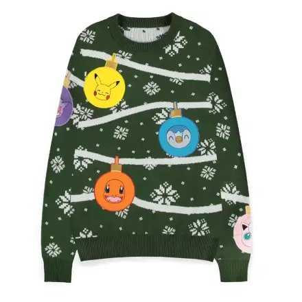 Pokémon Sweatshirt Christmas Jumper Xmas Balls termékfotója