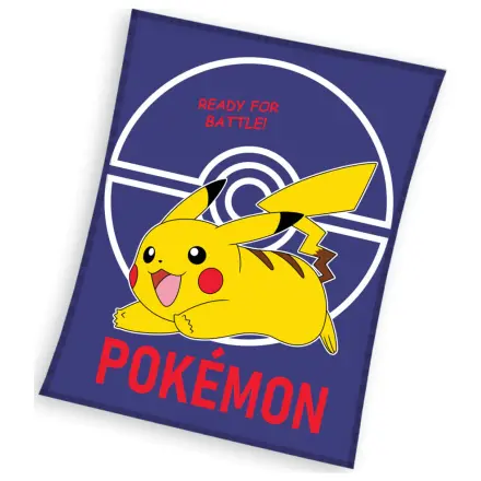 Pokémon Ready for Battle Dark fleece blanket product photo