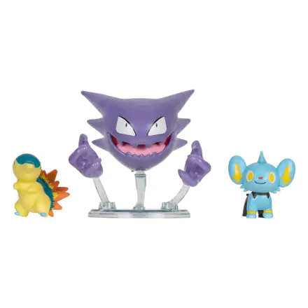 Pokémon Select Battle Figure Shinx, Cyndaquil, Haunter 7,5 cm product photo
