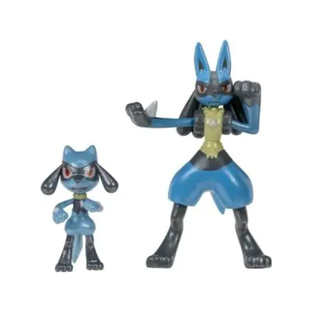 Pokémon Select Action Figures 2-Pack Evolution Riolu, Lucario product photo