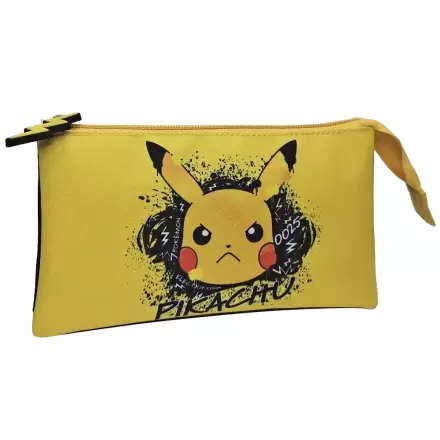 Pokemon Skate Face triple pencil case termékfotója