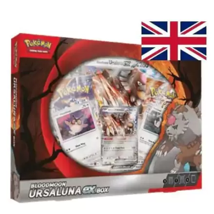 Pokémon TCG Bloodmoon Ursaluna EX Box November 2024 *English Version* termékfotója