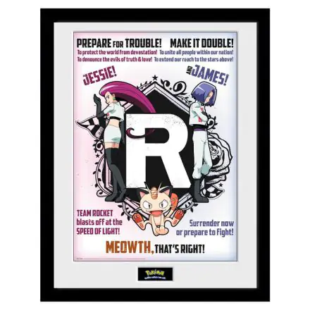 Pokemon Team Rocket Framed Photo product photo