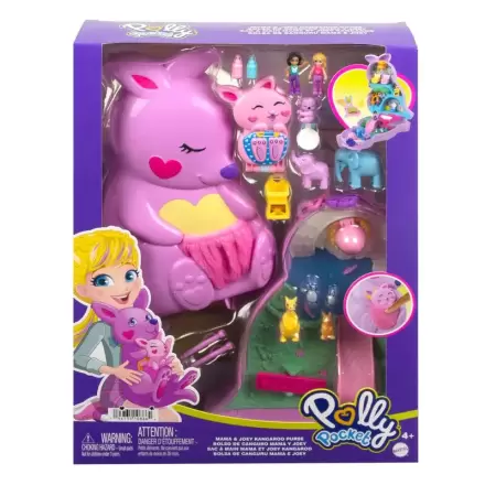 Polly Pocket Kangaroo bag playset product photo