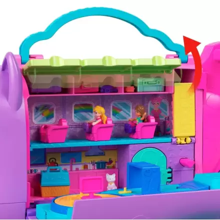 Polly Pocket Kitten Airplane chest playset product photo