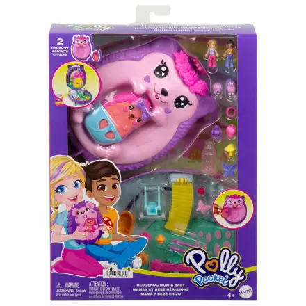 Polly Pocket Mama Hedgehog and Baby playset product photo