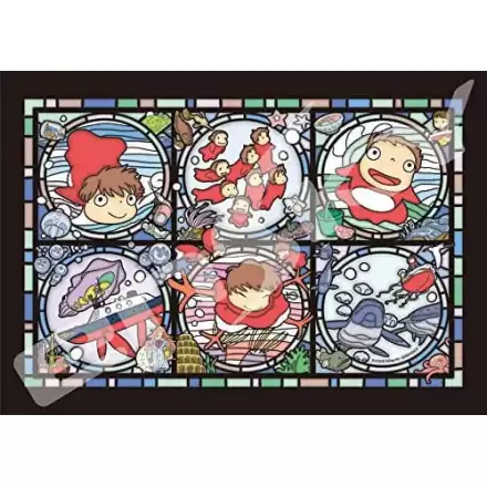 Ponyo Jigsaw Puzzle Stained Glass Ponyos everywhere (208 pieces) termékfotója