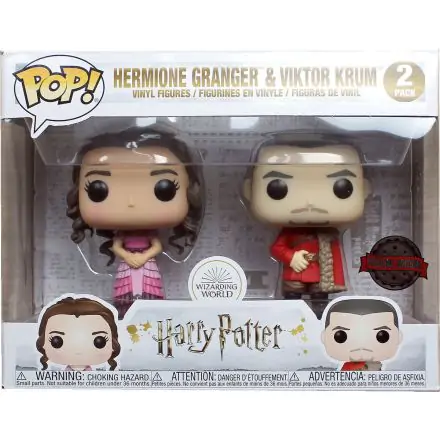 POP pack 2 figures Harry Potter Hermione and Krum Yule Exclusive product photo