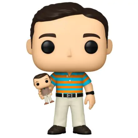 POP figure 40 Y.O. Virgin Andy holding Oscar product photo