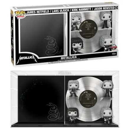 Metallica POP! Albums DLX Vinyl Figure 4-Pack Metallica (B&W) 9 cm product photo