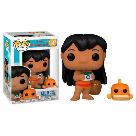 Lilo & Stitch POP! & Buddy Vinyl Figure Lilo w/Pudge 9 cm termékfotója