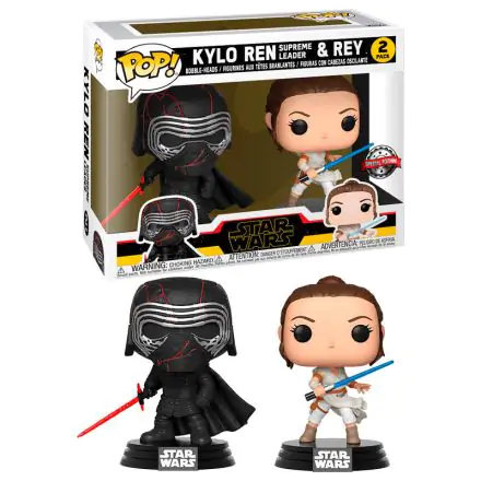 POP pack 2 figures Star Wars Rise of Skywalker Kylo and Rey Exclusive product photo