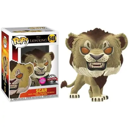 POP figure Disney The Lion King Scar Flocked Exclusive product photo