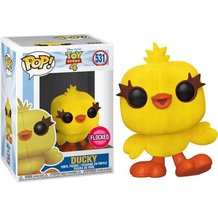 POP figure Disney Toy Story 4 Ducky Flocked Exclusive product photo